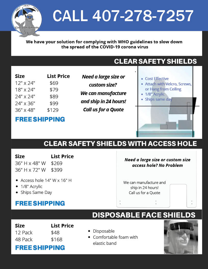 Protective Products Pricing